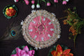 Pink Laddu Gopal Dress with Pearl Work | Heavy Designer Bal Gopal Festive Poshak Handcrafted Pink Laddu Gopal Poshak