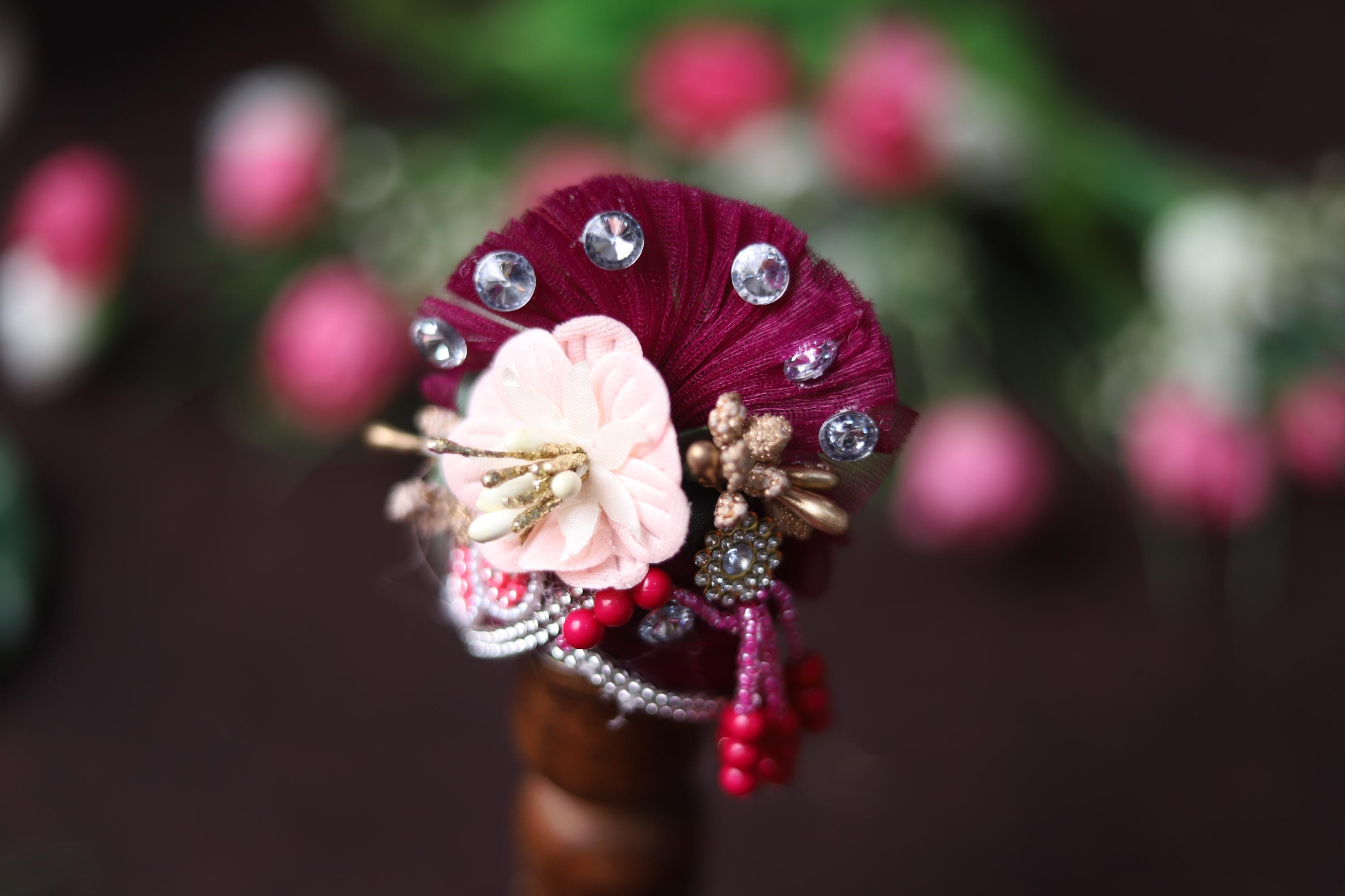 Exquisite Handcrafted Pink Lotus Deity Dress | Royal Magenta Laddu Gopal Poshak with Pearl & Sequin Border | Janmashtami Shringar