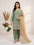 Designer Sage Green Glass Satin Kurta Set with Dupatta | Embroidered Indian Wedding Party Wear
